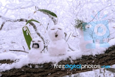 Snowman Stock Photo