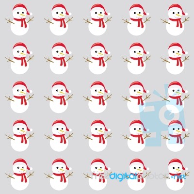 Snowman Background1 Stock Image