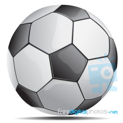 Soccer Ball Illustration Stock Image