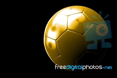 Soccer Ball Isolated White Background Stock Image