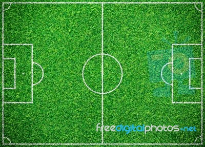 Soccer Field Stock Photo