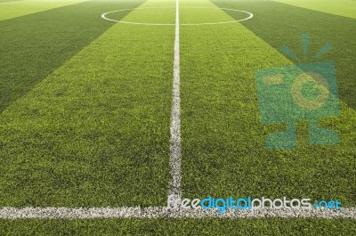 Soccer Field Stock Photo