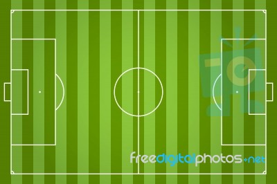 Soccer Field  Illustration Stock Image