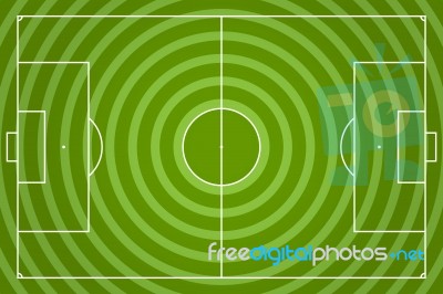 Soccer Field  Illustration Stock Image