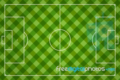 Soccer Field  Illustration Stock Image