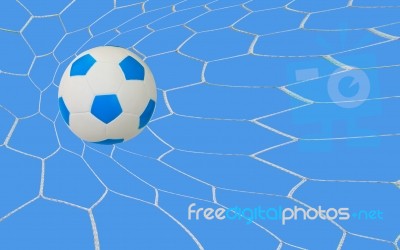 Soccer Goal Stock Image