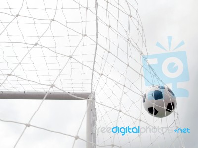 Soccer Goal Stock Photo