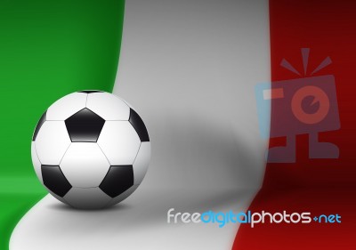 Soccer Italy Stock Image