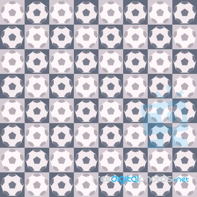 Soccer Pattern - Seamless Stock Image