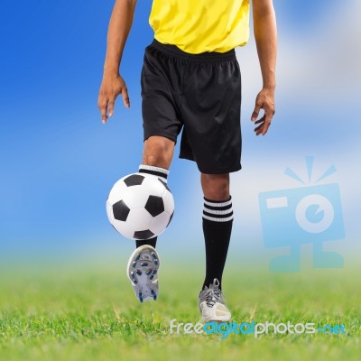 Soccer Player Stock Photo