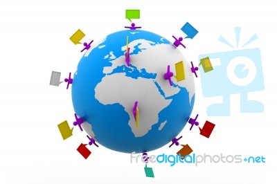 Social Network Stock Image