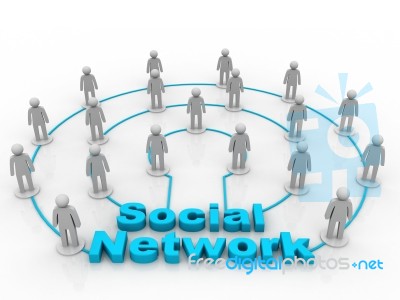 Social Network Stock Image