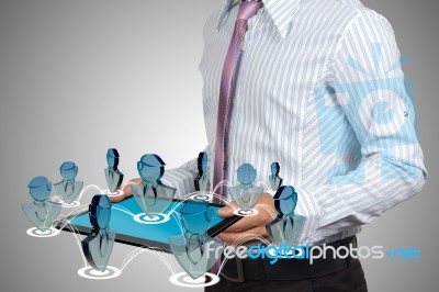 Social Network Stock Photo