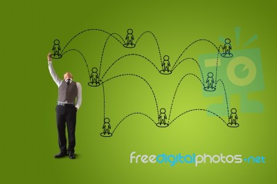 Social Network Stock Photo