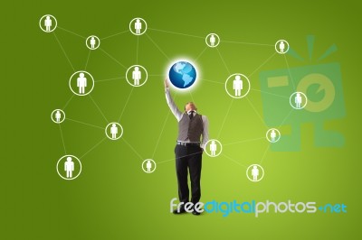 Social Network Stock Photo