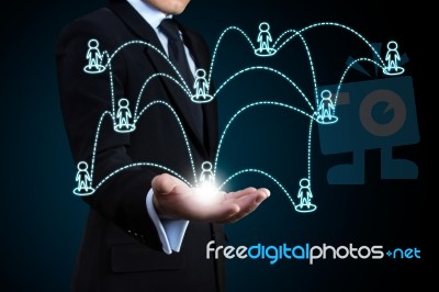 Social Network Stock Photo