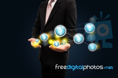 Social Network Stock Photo