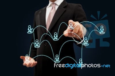 Social Network Stock Photo