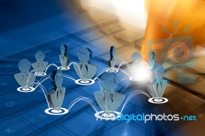 Social Network Stock Photo