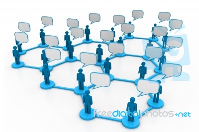 Social Network Stock Image