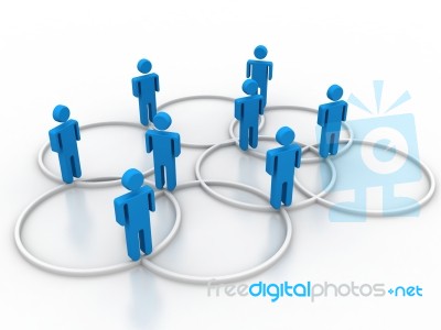 Social Network Stock Image