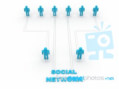 Social Network Stock Image