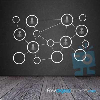 Social Network Concept Stock Image