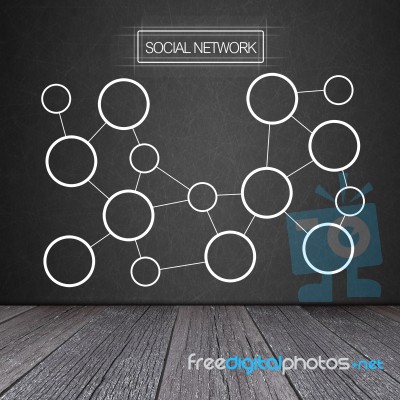 Social Network Concept Stock Image