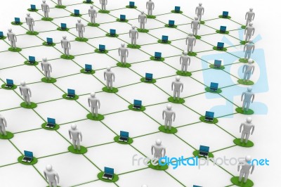 Social Network Concept Stock Image