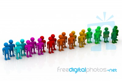 Social Network People Stock Image