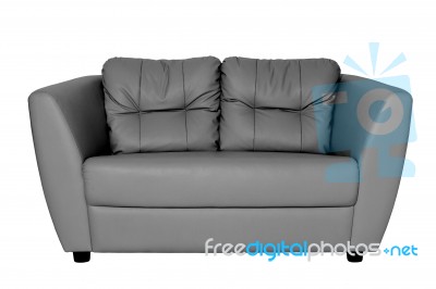 Sofa Gray Stock Photo