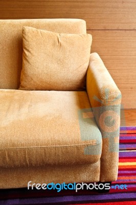 Sofa In Living Room Stock Photo