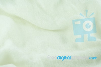 Soft White Fabric Stock Photo