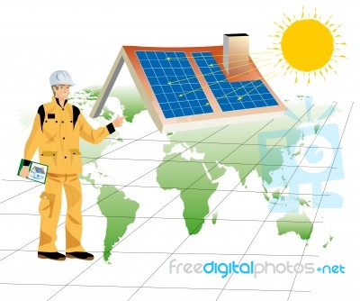 Solar Energy Stock Image