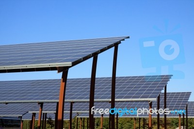 Solar Equipment Stock Photo