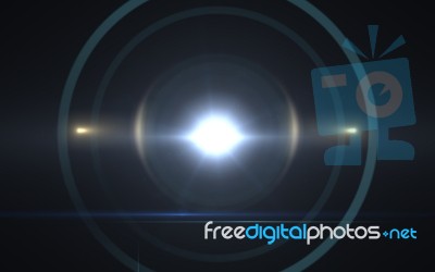 Solar Lens Flare Effects.abstract Circle Digital Lens Flare , Lens Flare, Light Leaks , Abstract Overlays Background Stock Image