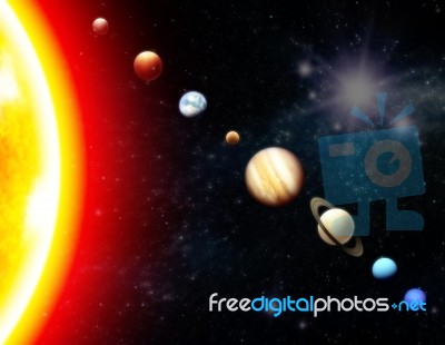 Solar System Stock Image