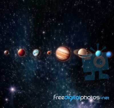 Solar System Stock Image