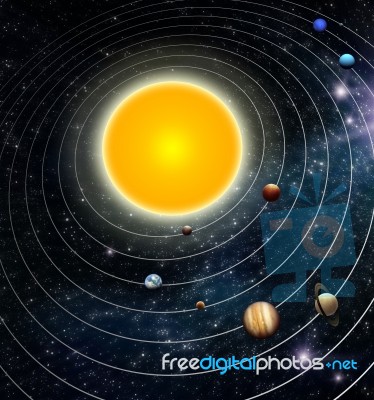 Solar System Stock Image