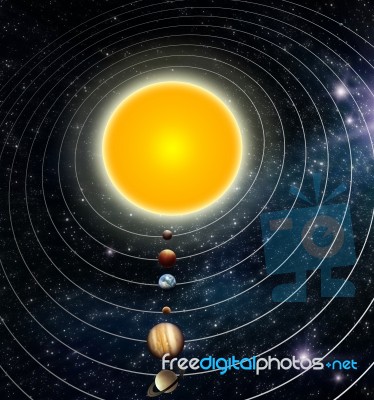 Solar System Stock Image