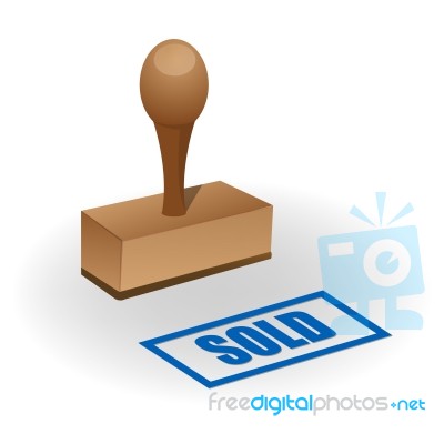 Sold Seal Stock Image