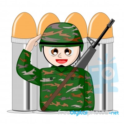 Soldier Stock Image