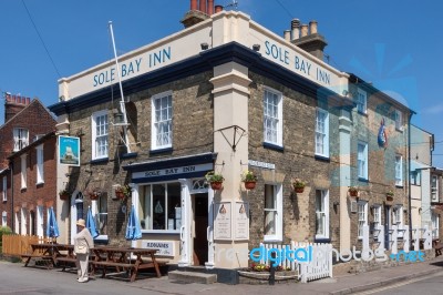 Sole Bay Inn In Southwold Stock Photo