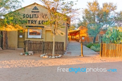 Solitaire Country Lodge In Namibia Stock Photo