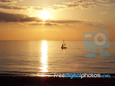 Solitary Calm Stock Photo