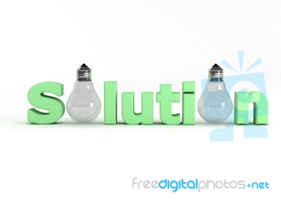 Solution Stock Image