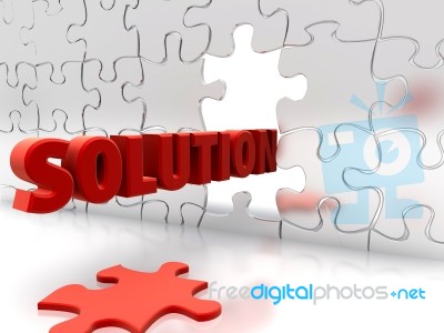 Solution Stock Image