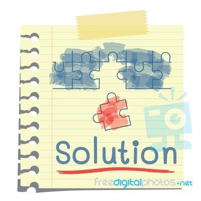 Solution Stock Image