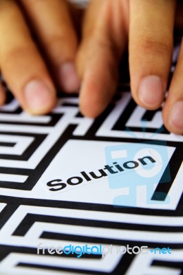 Solution Concept Stock Photo