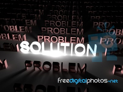 Solution Concept Stock Image